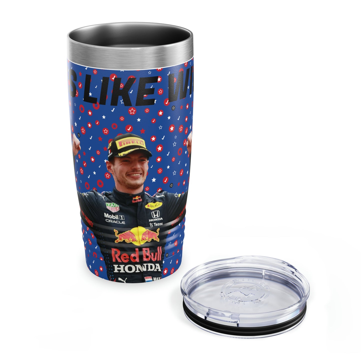 Max 'Tastes Like Winning' Verstappen! | F1 Fan Merch | Ringneck Tumbler, 20oz