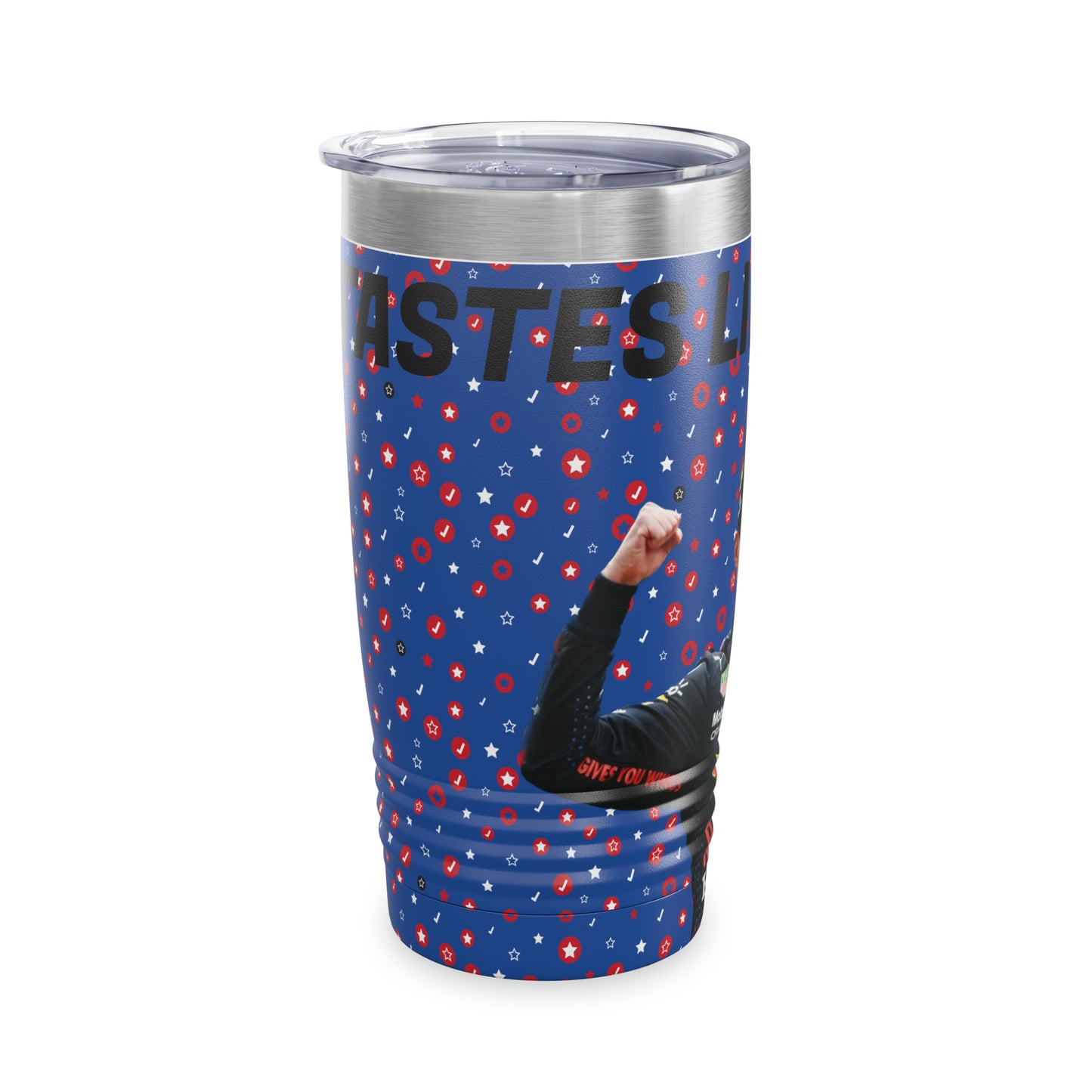 Max 'Tastes Like Winning' Verstappen! | F1 Fan Merch | Ringneck Tumbler, 20oz