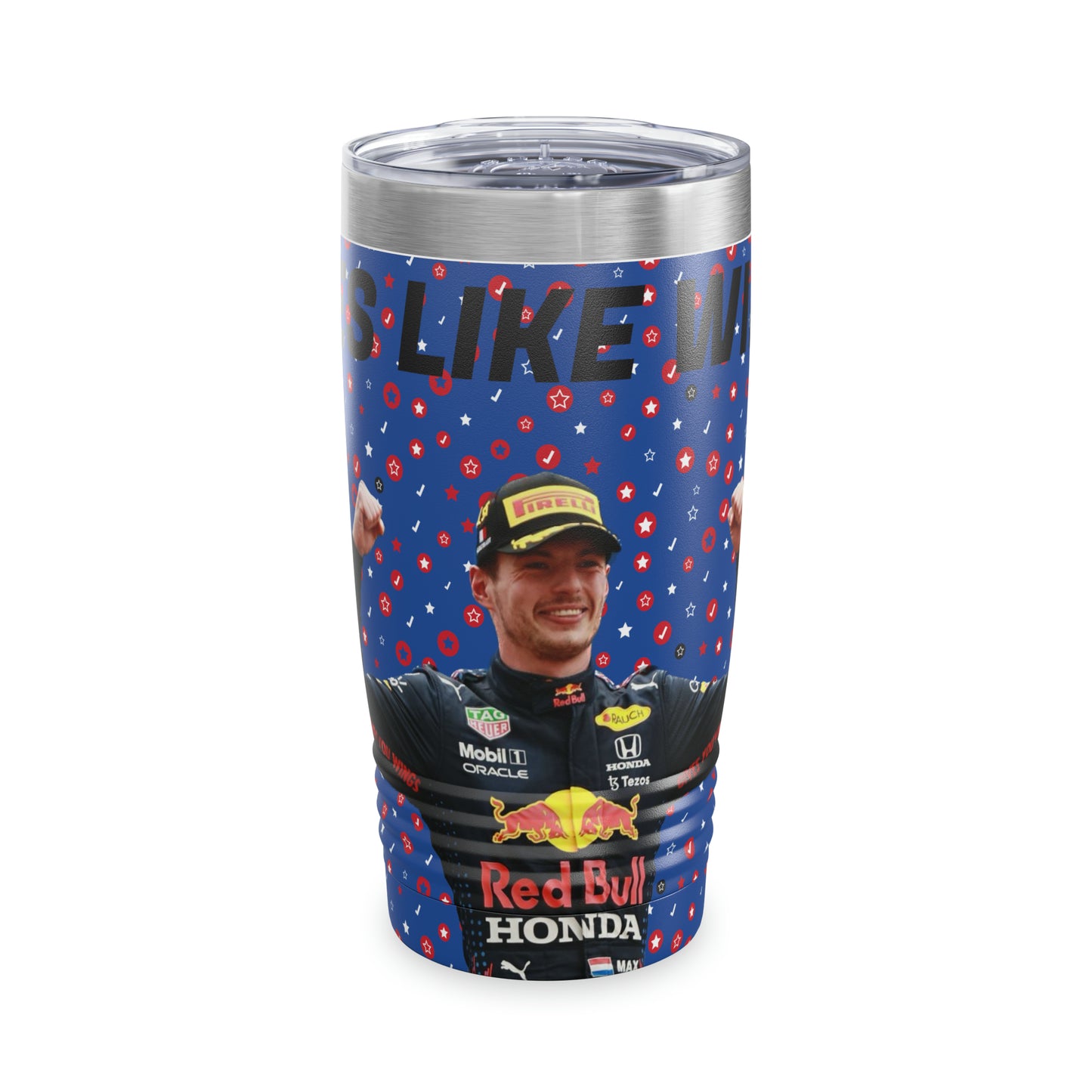 Max 'Tastes Like Winning' Verstappen! | F1 Fan Merch | Ringneck Tumbler, 20oz