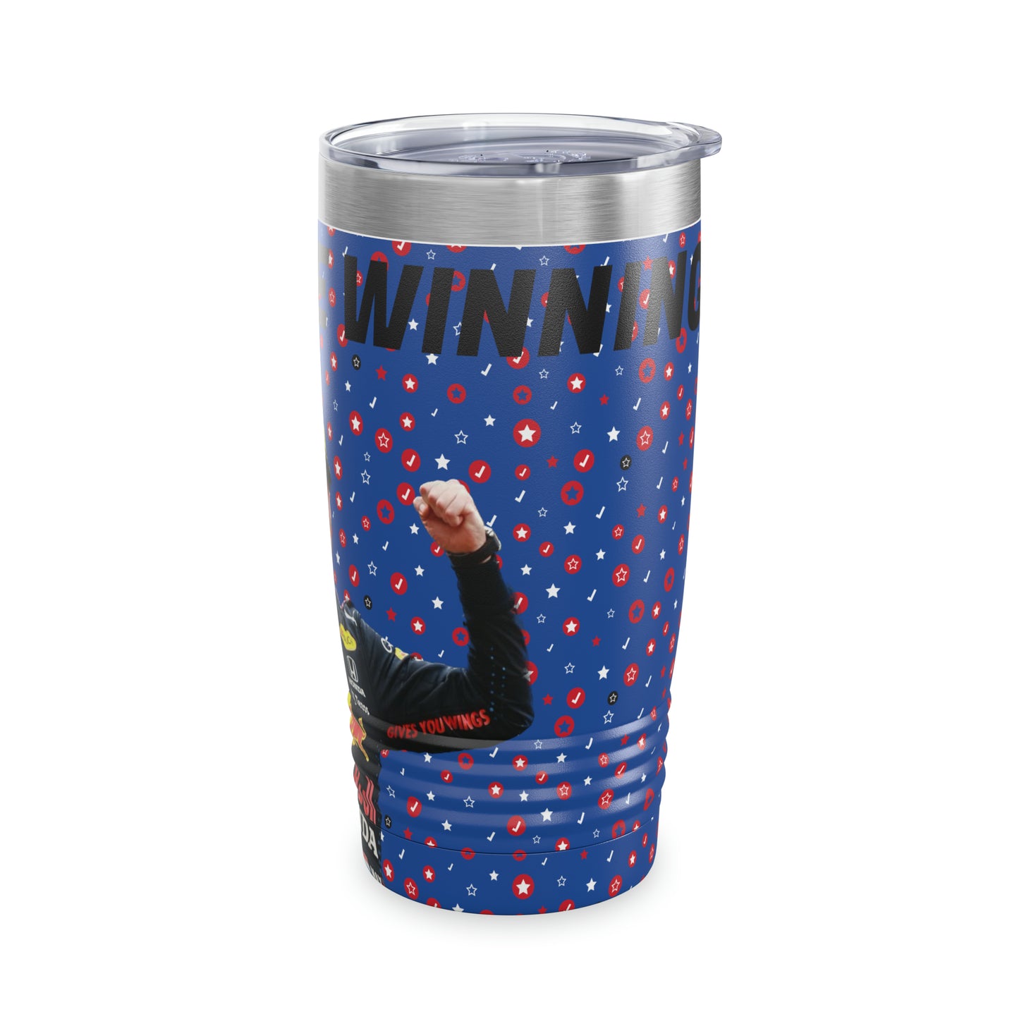 Max 'Tastes Like Winning' Verstappen! | F1 Fan Merch | Ringneck Tumbler, 20oz