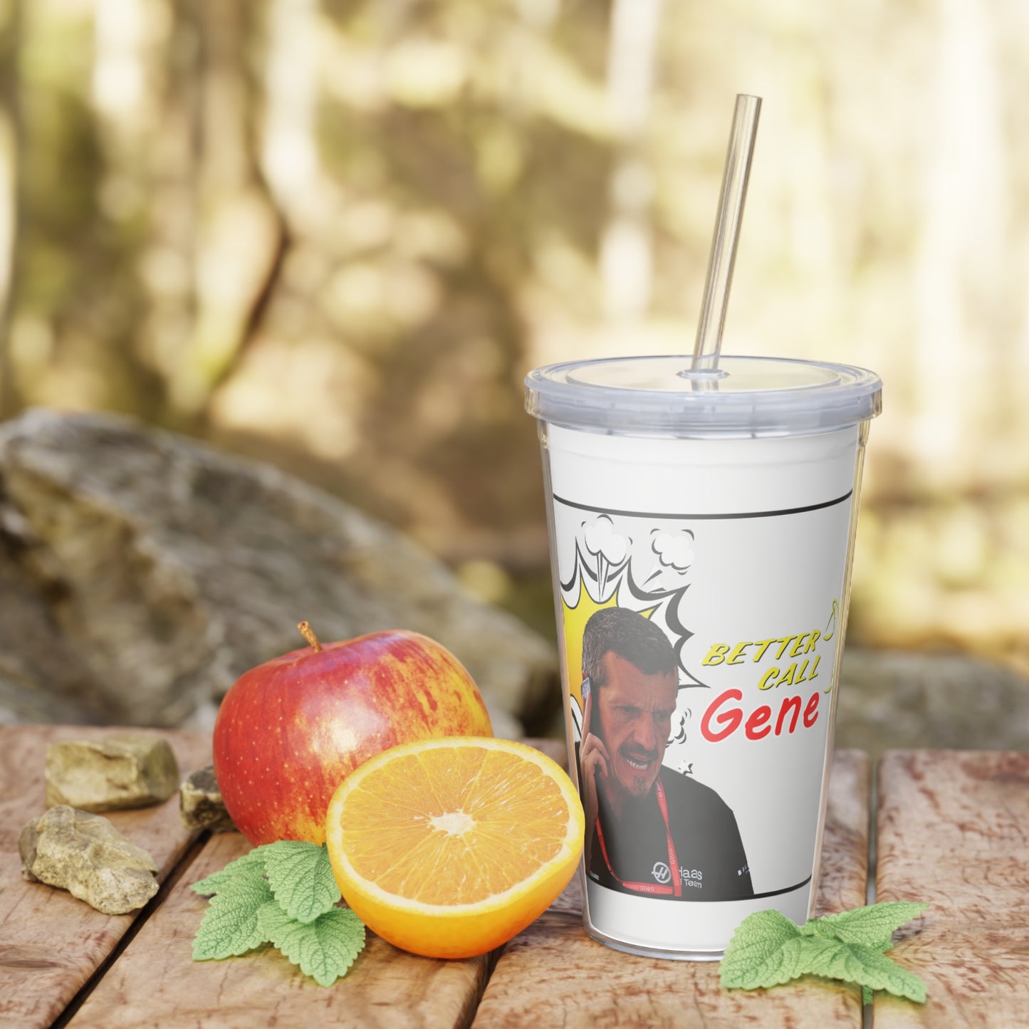 F1 Guenther Steiner - "Better Call Gene"- Tumbler with Straw