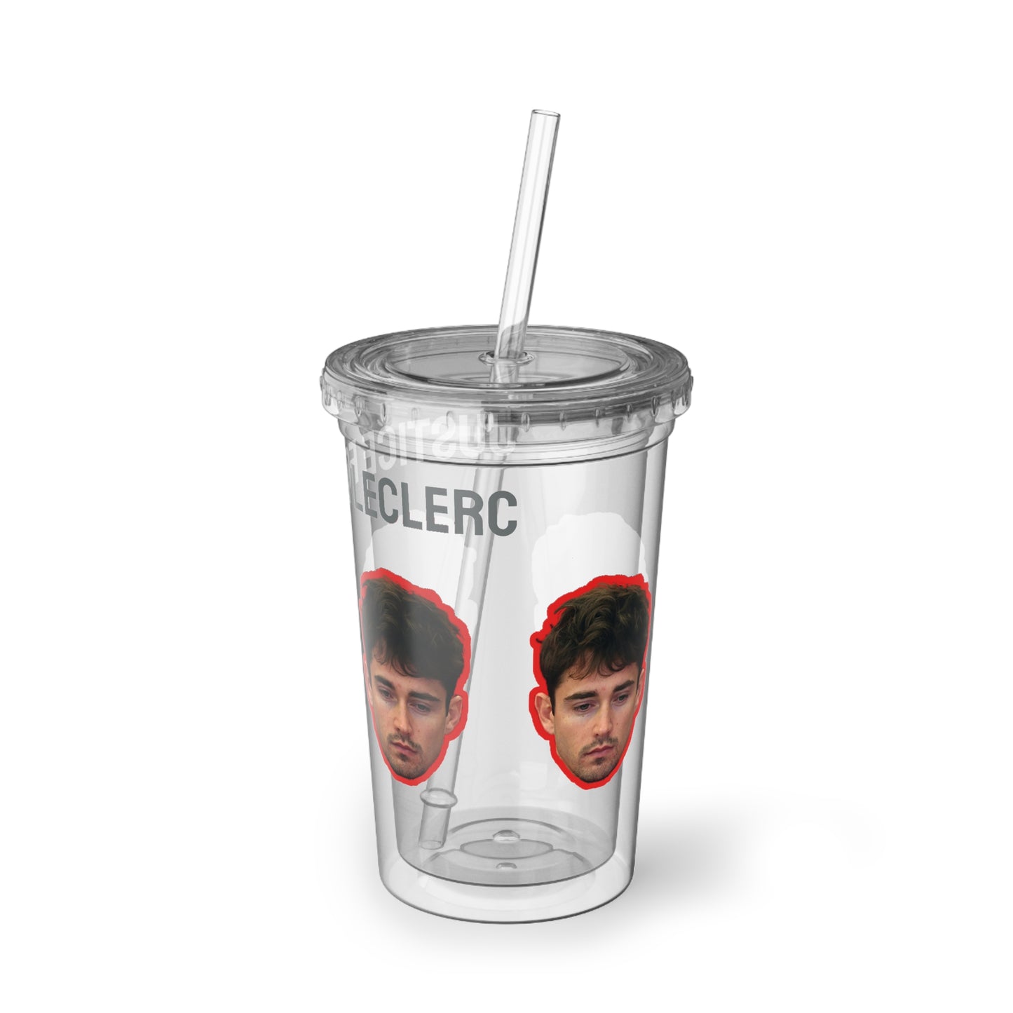 Justice for Charles Leclerc! | F1 Fan Merch | Suave Acrylic Cup