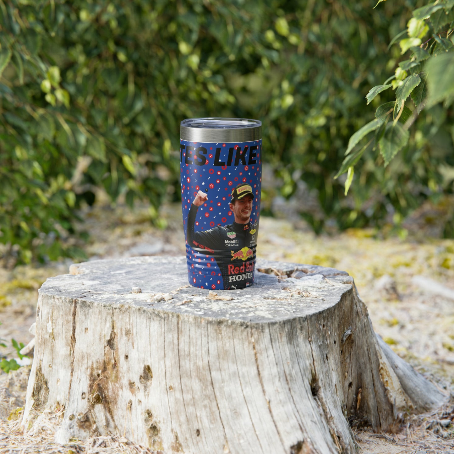 Max 'Tastes Like Winning' Verstappen! | F1 Fan Merch | Ringneck Tumbler, 20oz