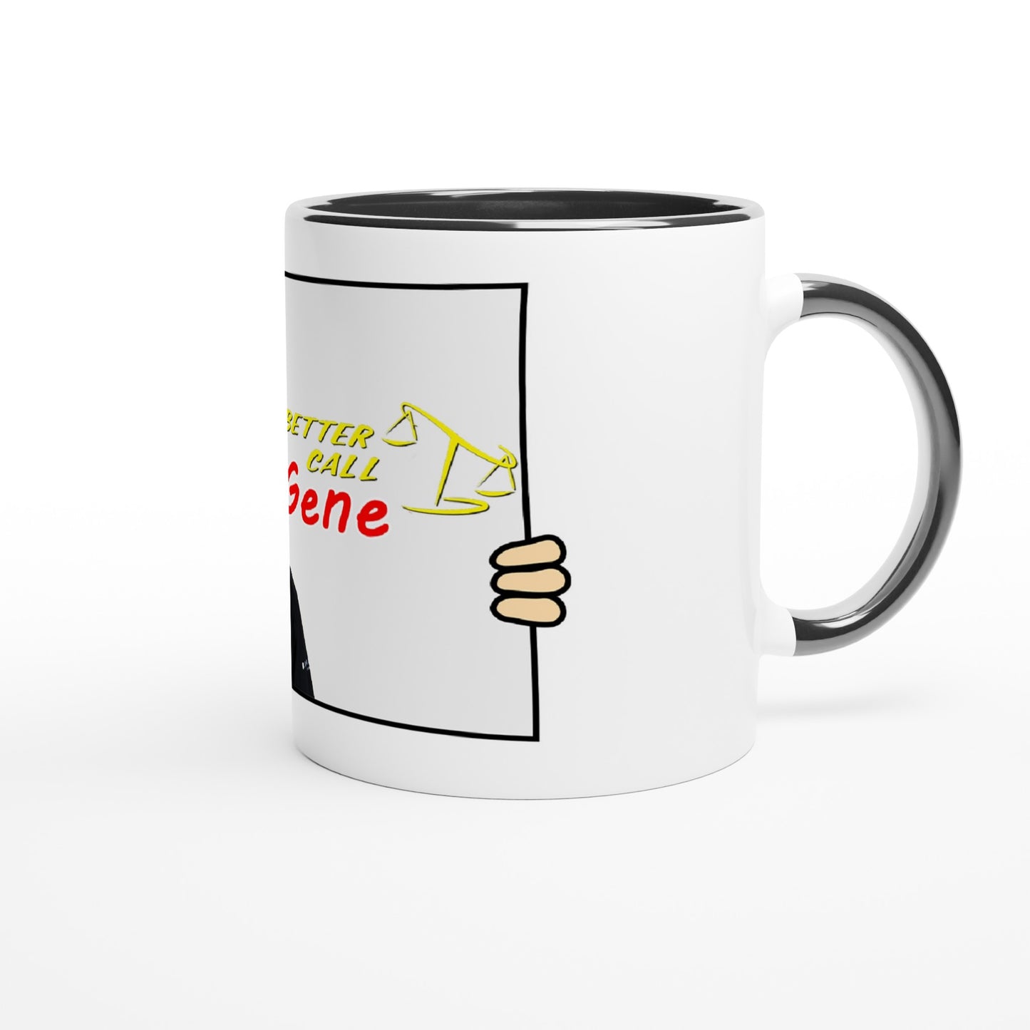 F1 Guenther Steiner 'Better Call Gene'! | Haas F1 | UK | White 11oz Ceramic Mug with Colour Inside