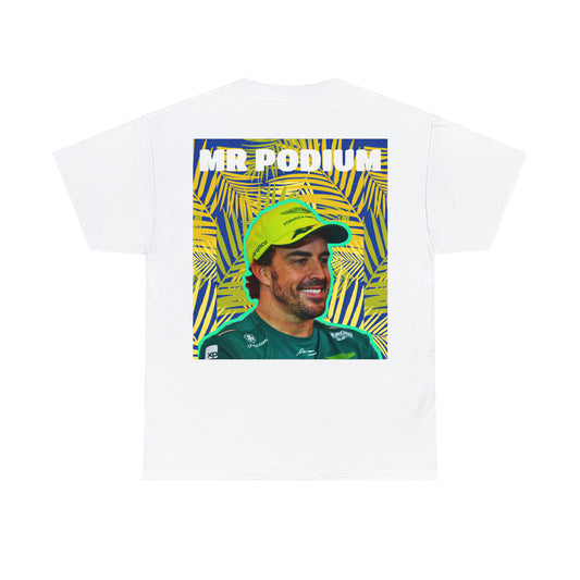 Fernando 'Mr Podium' Alonso | F1 Fans | Unisex Heavy Cotton Tshirt