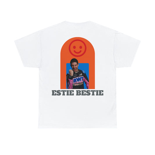 Esteban Ocon | 'ESTIE BESTIE' | F1 Fans Merch | Unisex Heavy Cotton Tshirt